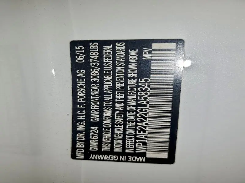 2016 PORSCHE CAYENNE SE HYBRID  