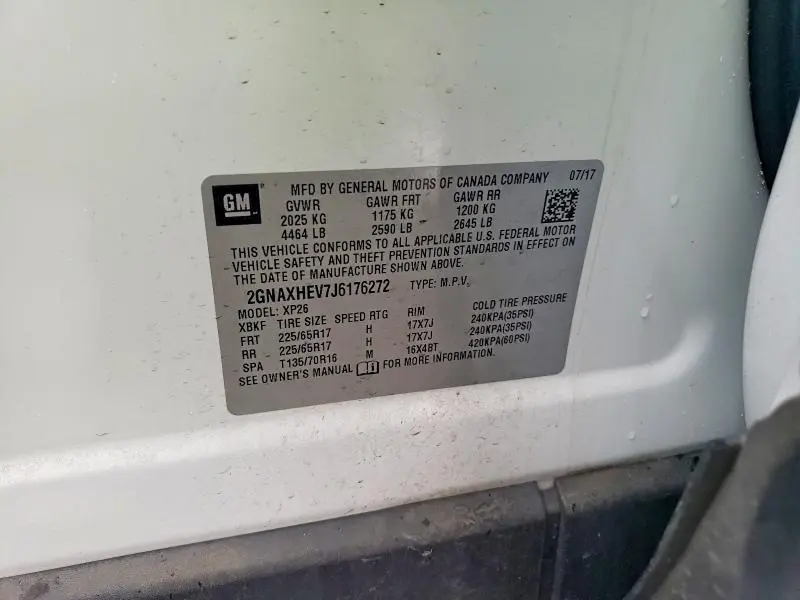 2018 CHEVROLET EQUINOX LS  