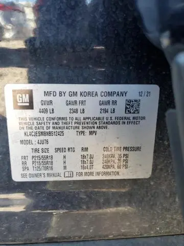 2022 BUICK ENCORE PREFERRED  