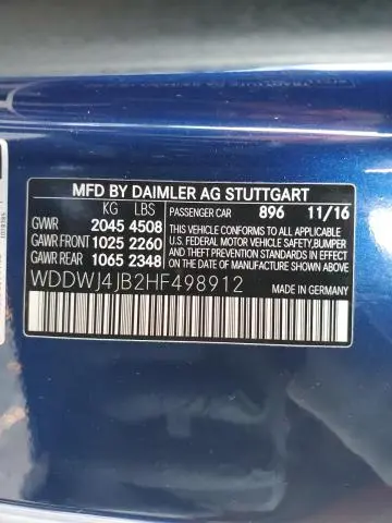 2017 MERCEDES-BENZ C 300  