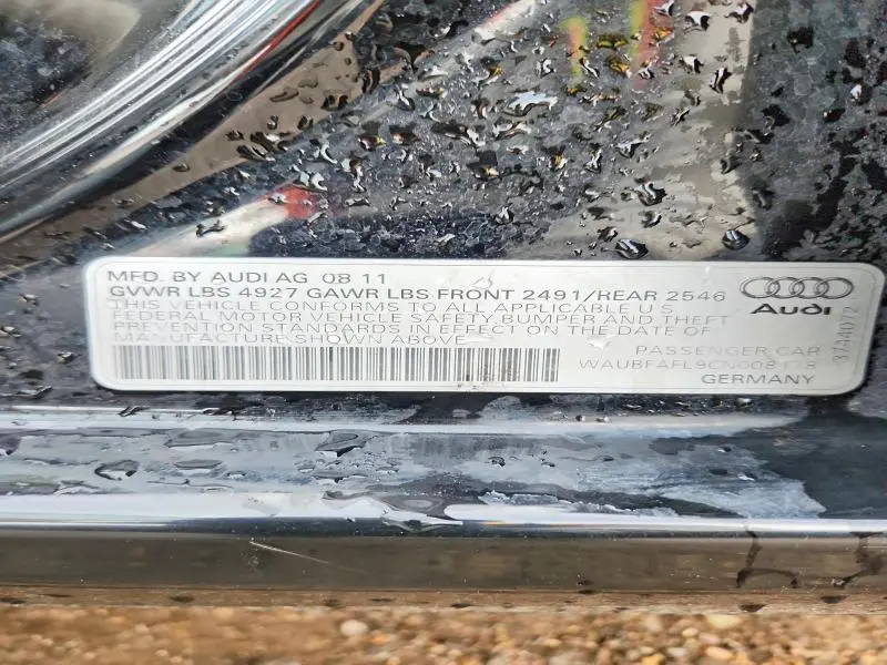 2012 AUDI A4 PREMIUM  