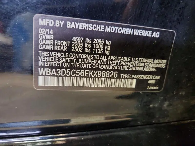 2014 BMW 328 D XDRIVE  