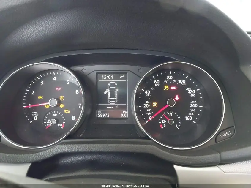 2017 VOLKSWAGEN PASSAT 1.8T S