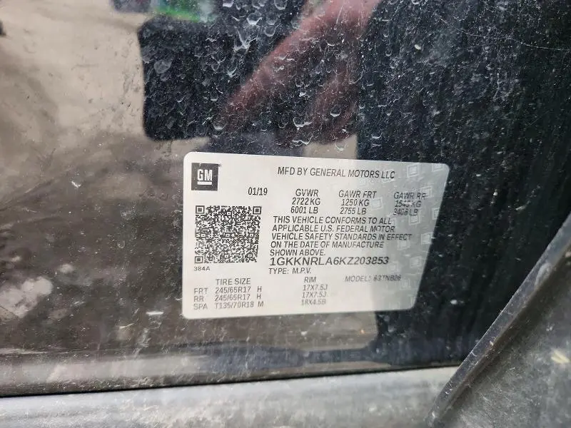 2019 GMC ACADIA SLE  