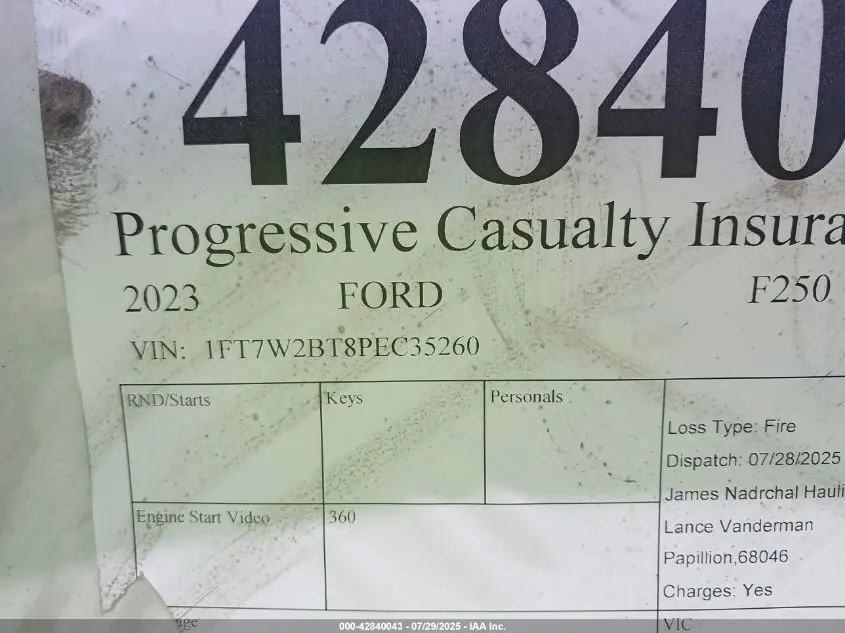 2023 FORD F-250 XLT