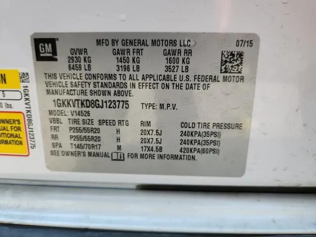 2016 GMC ACADIA DENALI  