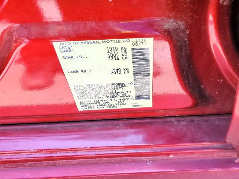 2015 NISSAN ALTIMA 2.5 SV  