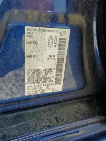 2018 NISSAN ALTIMA 2.5  