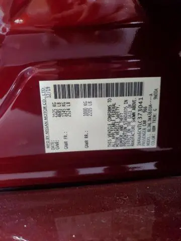 2020 NISSAN MAXIMA SV  