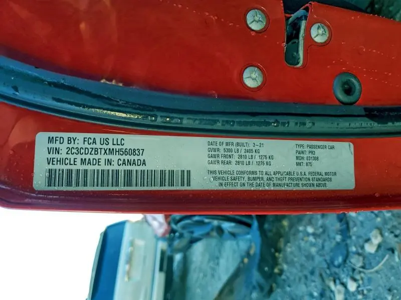 2021 DODGE CHALLENGER R/T  