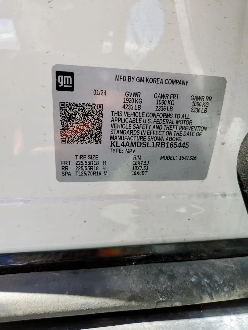 2024 BUICK ENCORE GX SPORT TOURING  