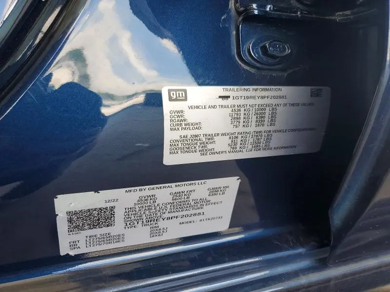 2023 GMC SIERRA   