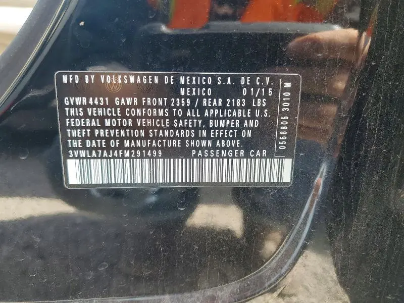 2015 VOLKSWAGEN JETTA TDI  