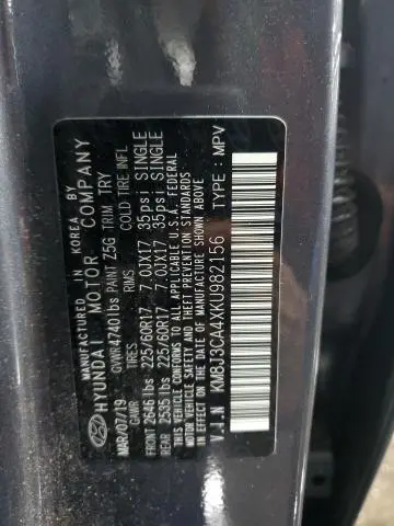 2019 HYUNDAI TUCSON LIMITED  