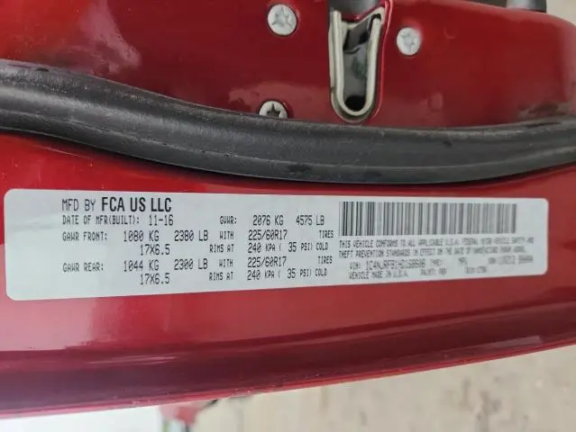 2017 JEEP PATRIOT LATITUDE  