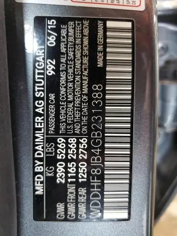 2016 MERCEDES-BENZ E 350 4MATIC  