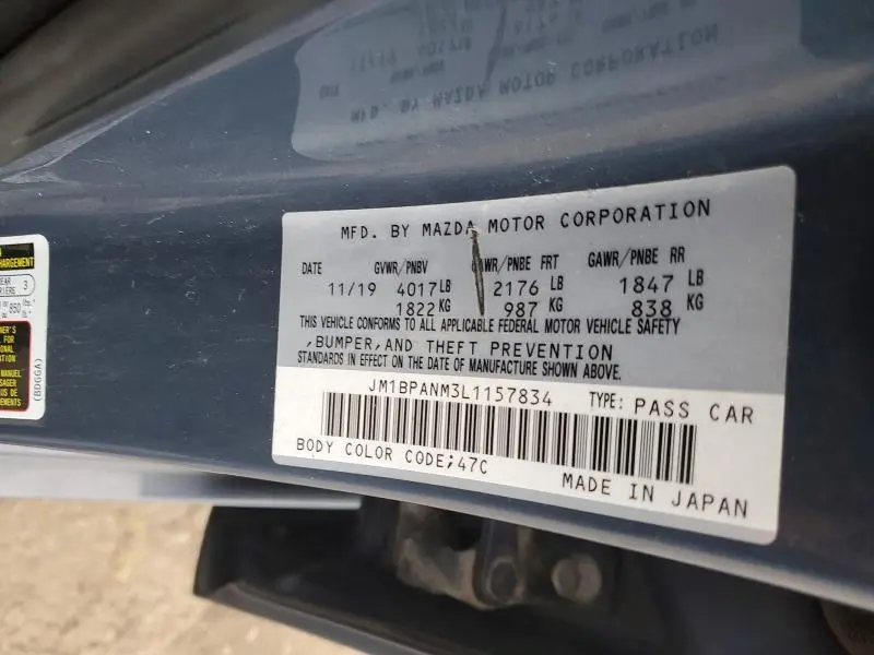 2020 MAZDA 3 PREMIUM  