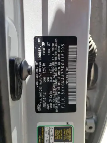 2013 KIA OPTIMA LX  