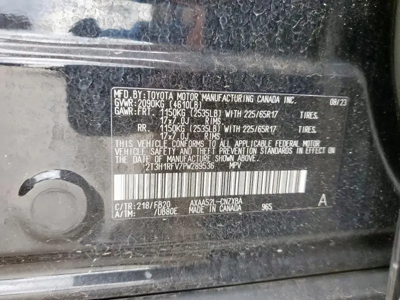 2023 TOYOTA RAV4 LE  