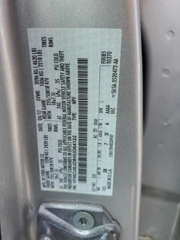 2017 FORD ESCAPE TITANIUM  