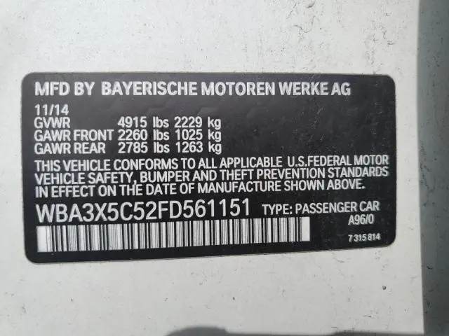 2015 BMW 328 XIGT