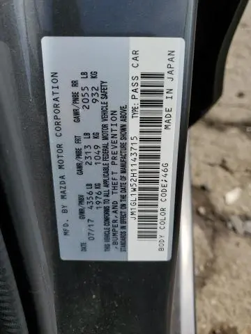 2017 MAZDA 6 GRAND TOURING  