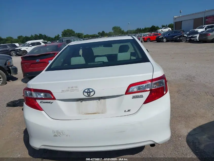 2012 TOYOTA CAMRY LE