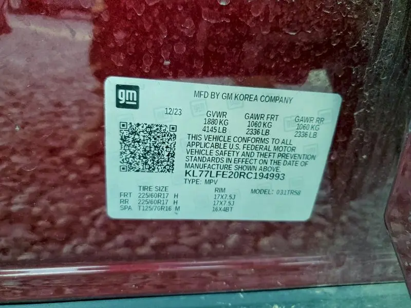 2024 CHEVROLET TRAX LS  