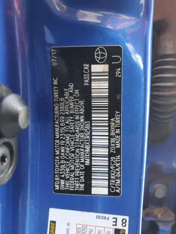 2018 TOYOTA C-HR XLE