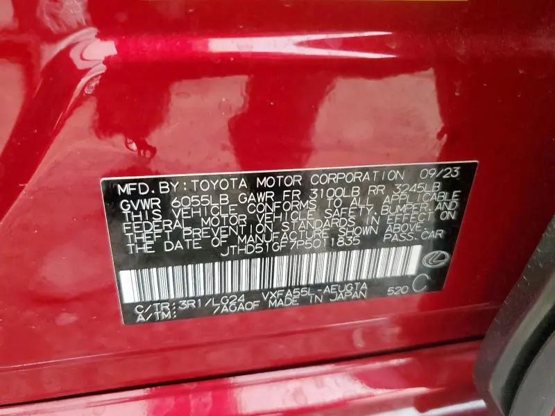 2023 LEXUS LS 500 BASE  