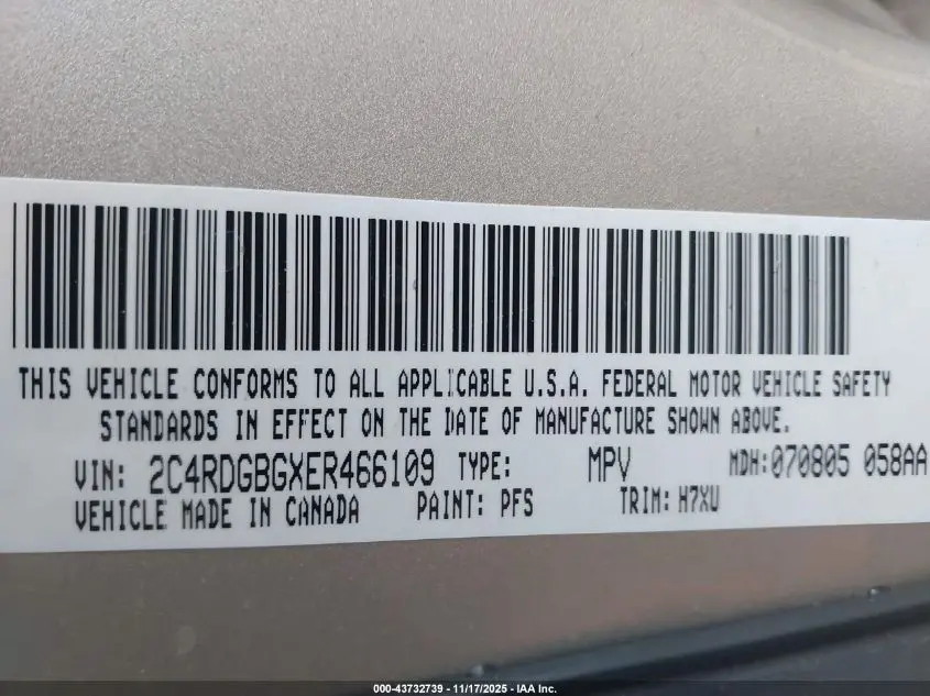 2014 DODGE GRAND CARAVAN AMERICAN VALUE PKG
