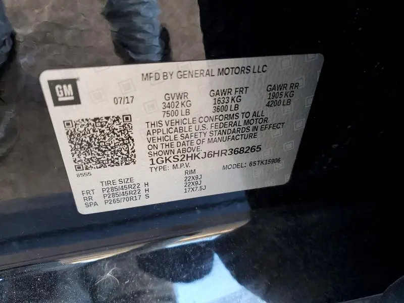 2017 GMC YUKON XL DENALI  