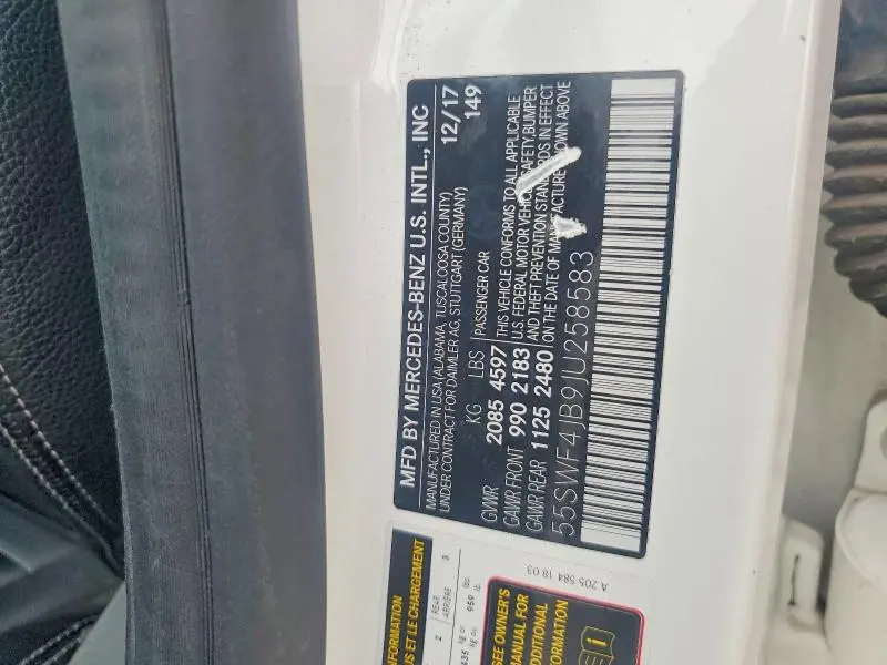 2018 MERCEDES-BENZ C 300  