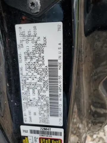 2011 TOYOTA TACOMA ACCESS CAB  