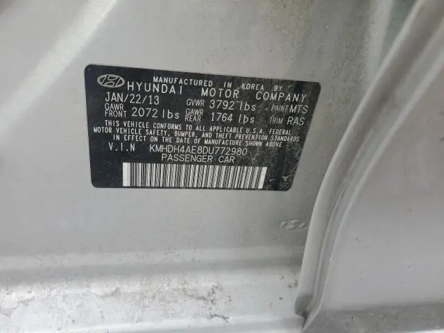 2013 HYUNDAI ELANTRA GLS