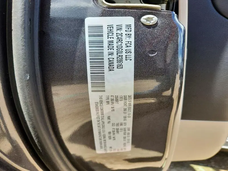 2020 CHRYSLER VOYAGER LXI  