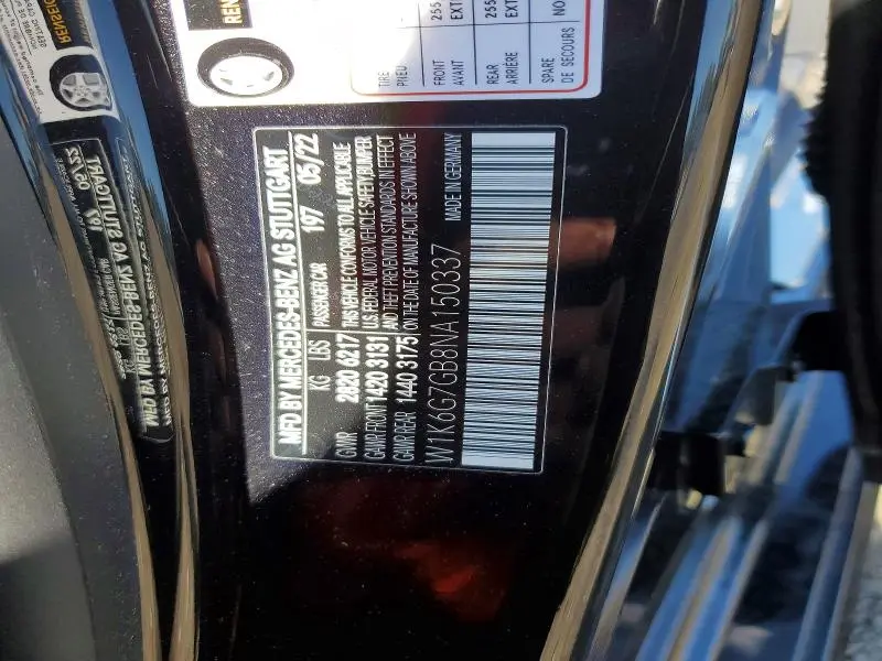 2022 MERCEDES-BENZ S 580 4MATIC  