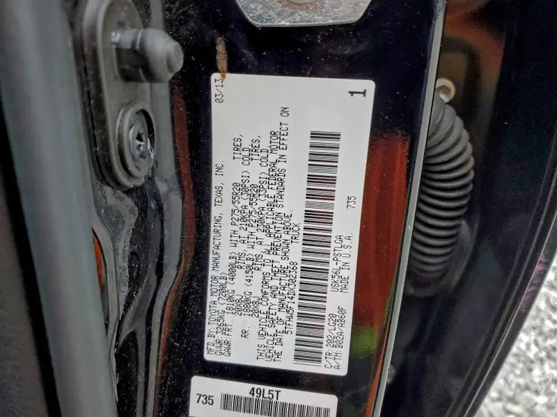 2013 TOYOTA TUNDRA CREWMAX LIMITED  