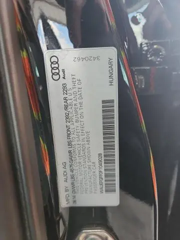 2015 AUDI A3 PREMIUM PLUS  