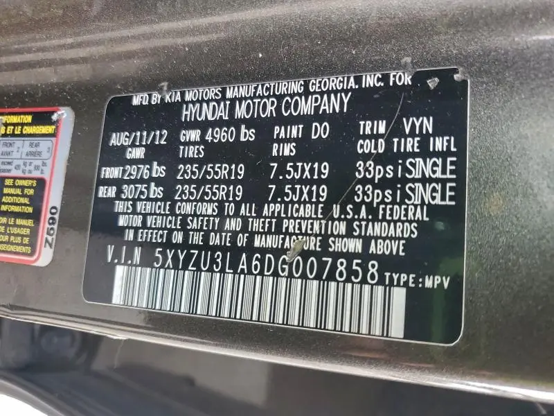 2013 HYUNDAI SANTA FE SPORT   