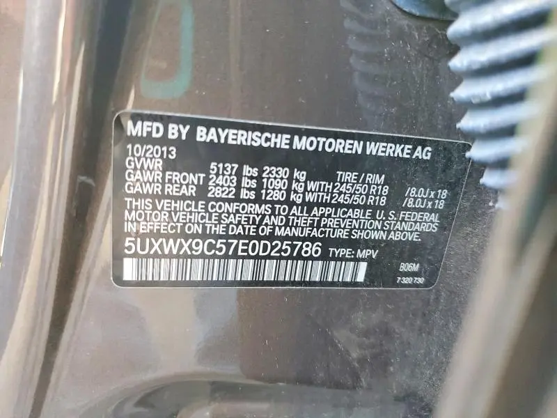 2014 BMW X3 XDRIVE28I  