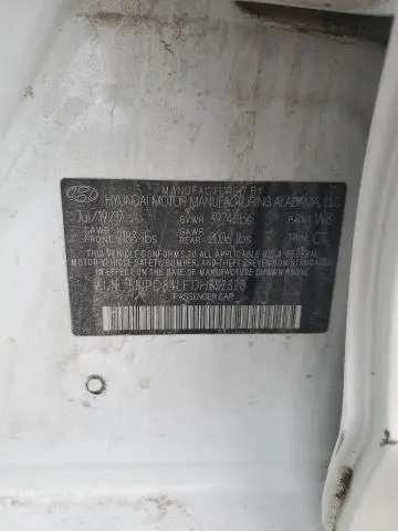 2018 HYUNDAI ELANTRA SEL  