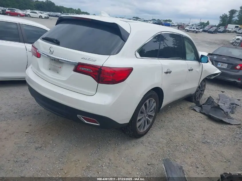 2016 ACURA MDX TECHNOLOGY   ACURAWATCH PLUS PACKAGES/TECHNOLOGY PACKAGE