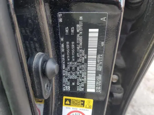 2015 TOYOTA HIGHLANDER LIMITED  