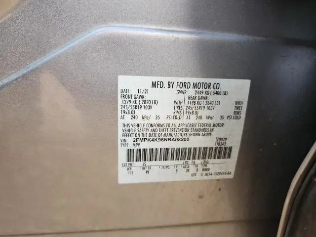 2022 FORD EDGE TITANIUM  