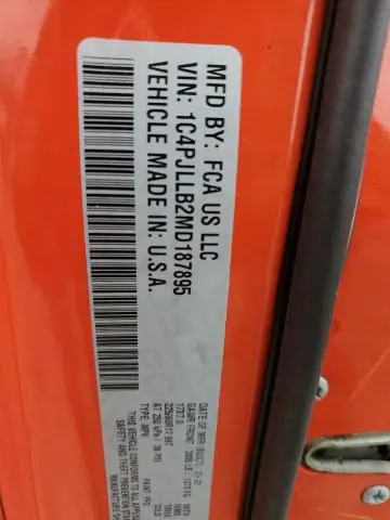 2021 JEEP CHEROKEE LATITUDE PLUS  