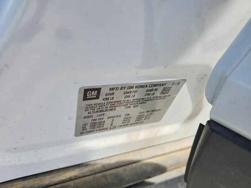 2020 CHEVROLET TRAX LS  