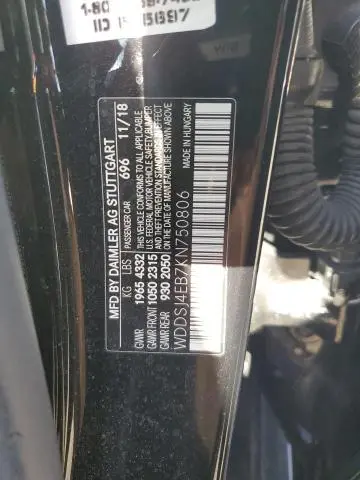 2019 MERCEDES-BENZ CLA 250  