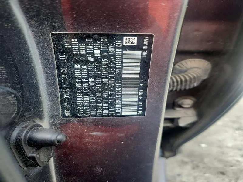 2017 HONDA ACCORD HYBRID  