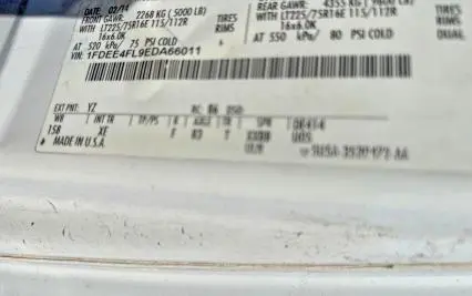 2014 FORD ECONOLINE E450 SUPER DUTY CUTAWAY VAN  